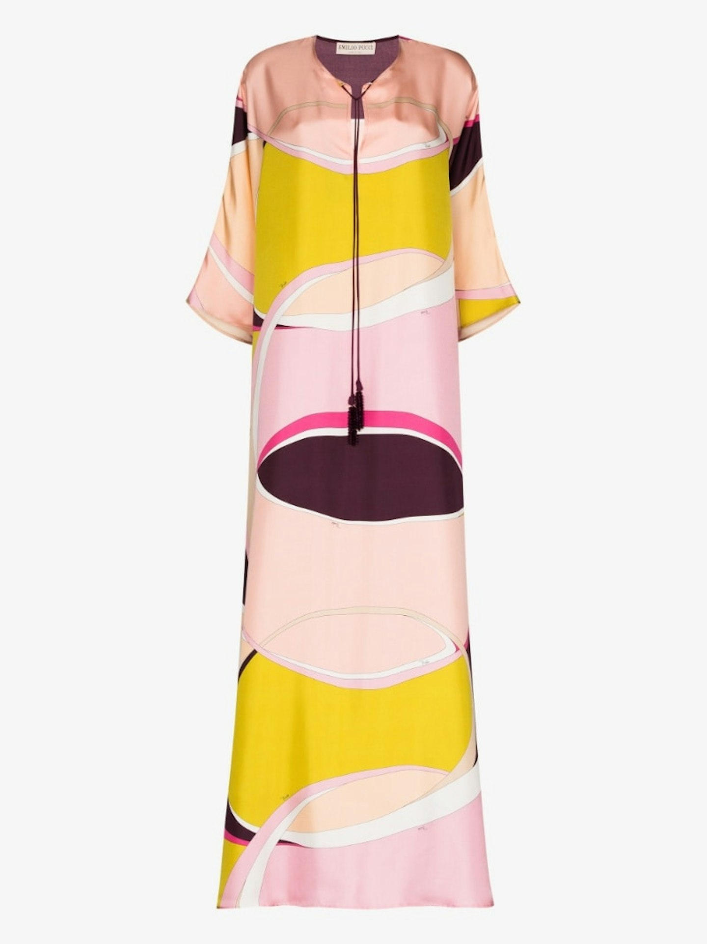 Emilio Pucci, Abstract-Print Silk Maxi Dress, £1600